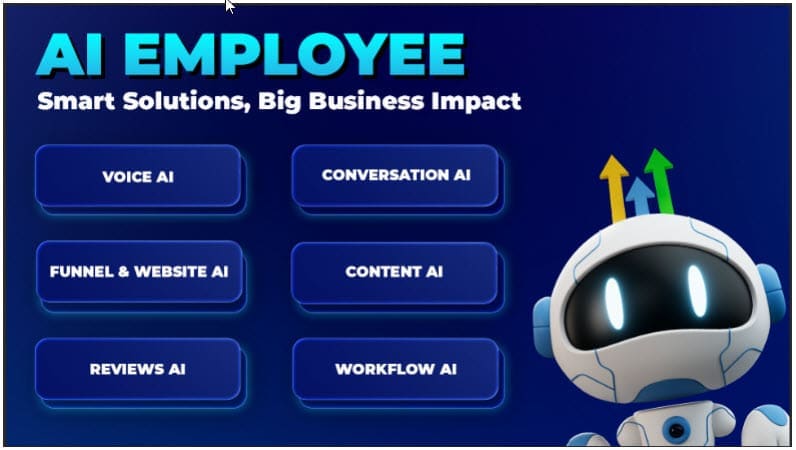 Our AI Employee platform contains five different AI solutions which can have a huge business impact saving your company valuable resources.